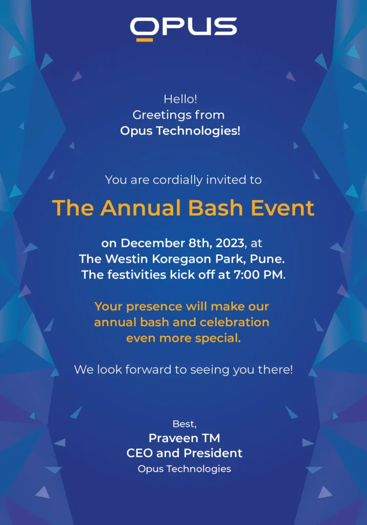 CEO Invite for guests