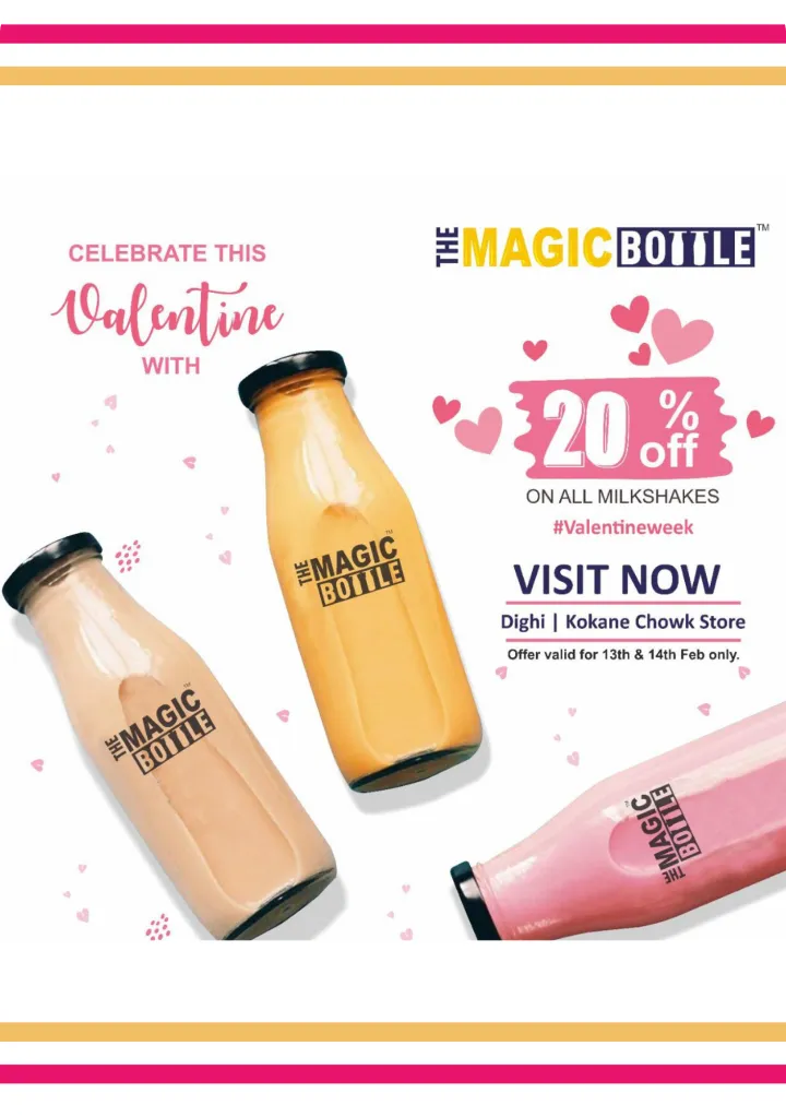 The magic bottle valentine poster
