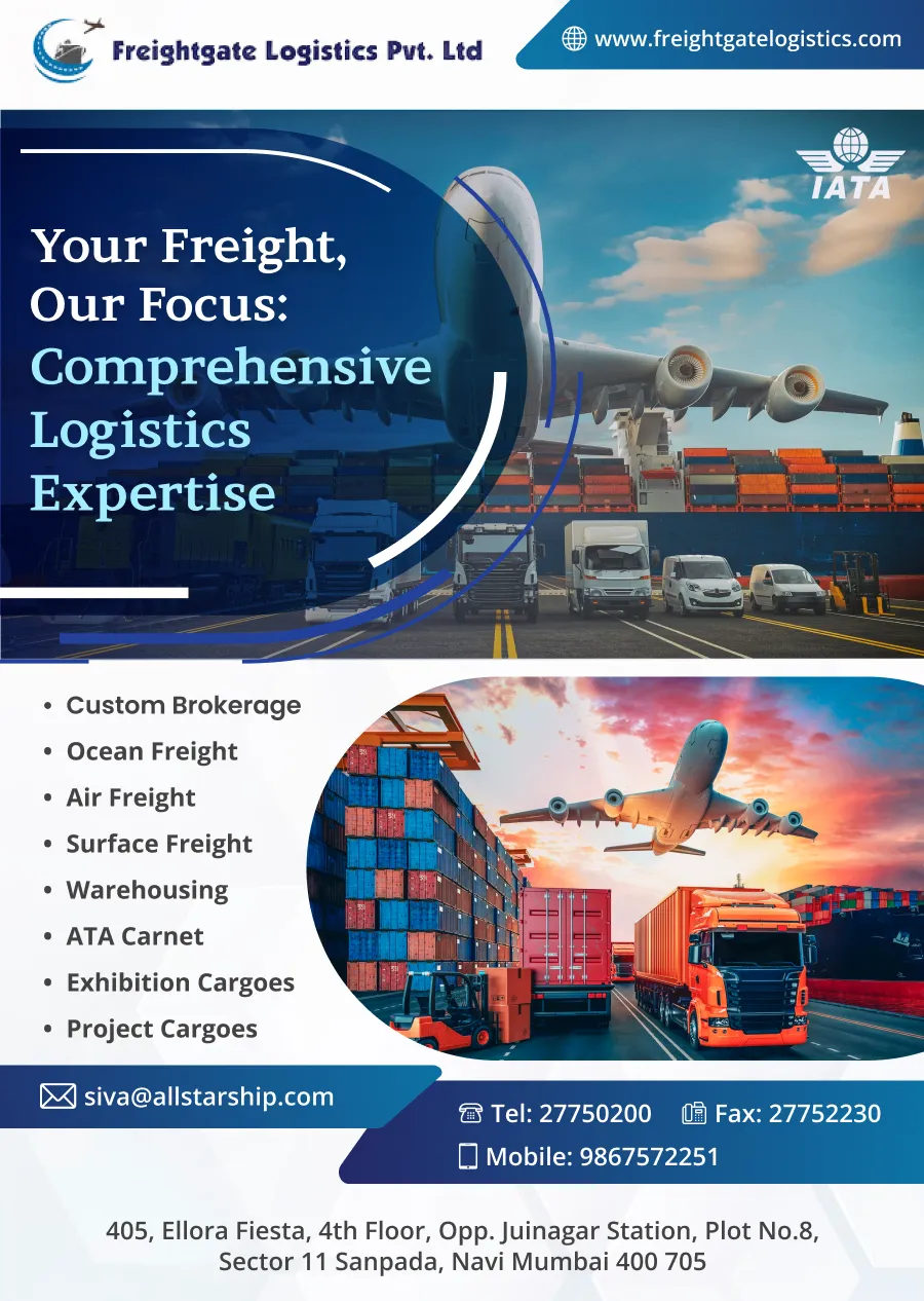 Freightgate Logistics pvt. ltd.
