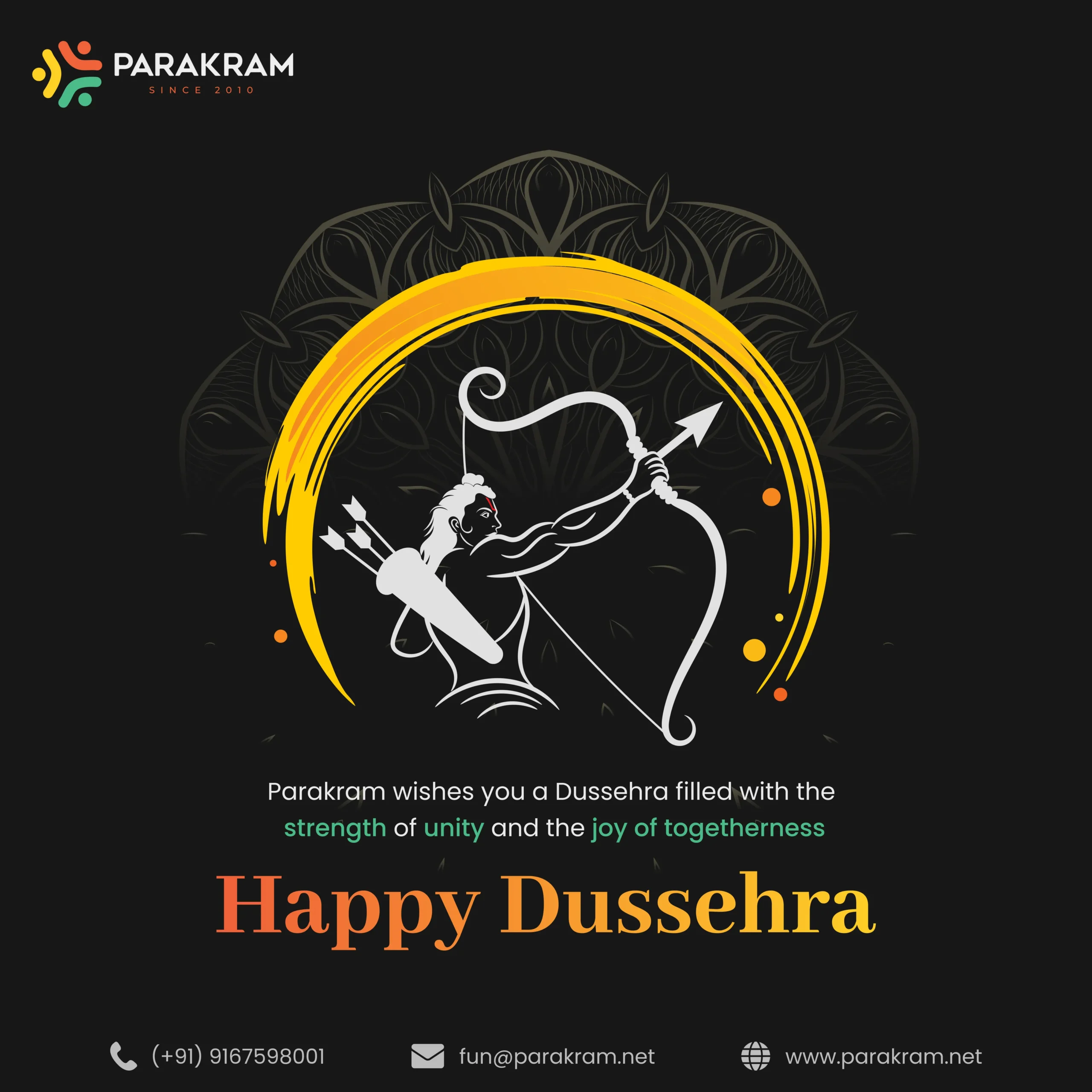 Happy Dussehra Parakram