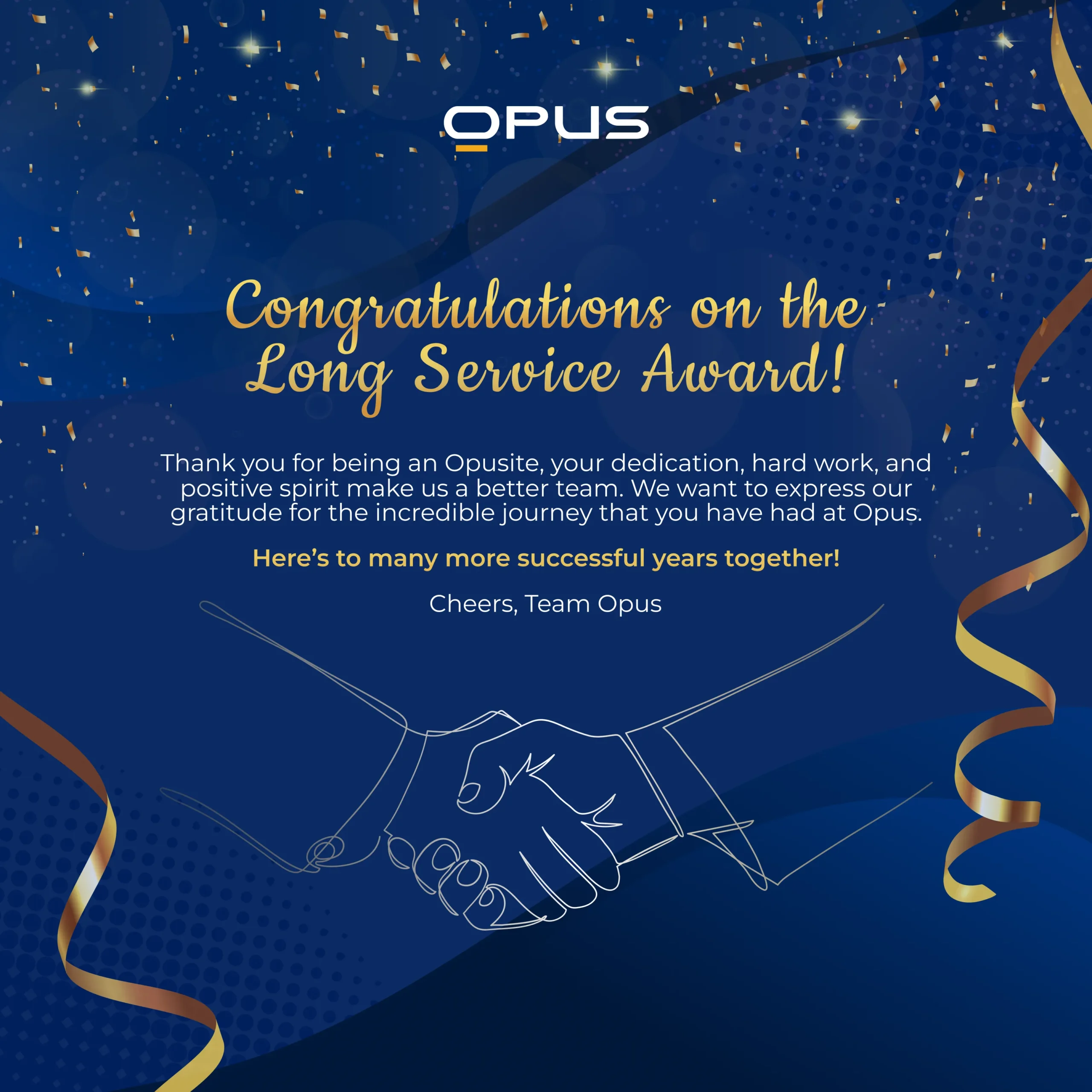 Long service award new