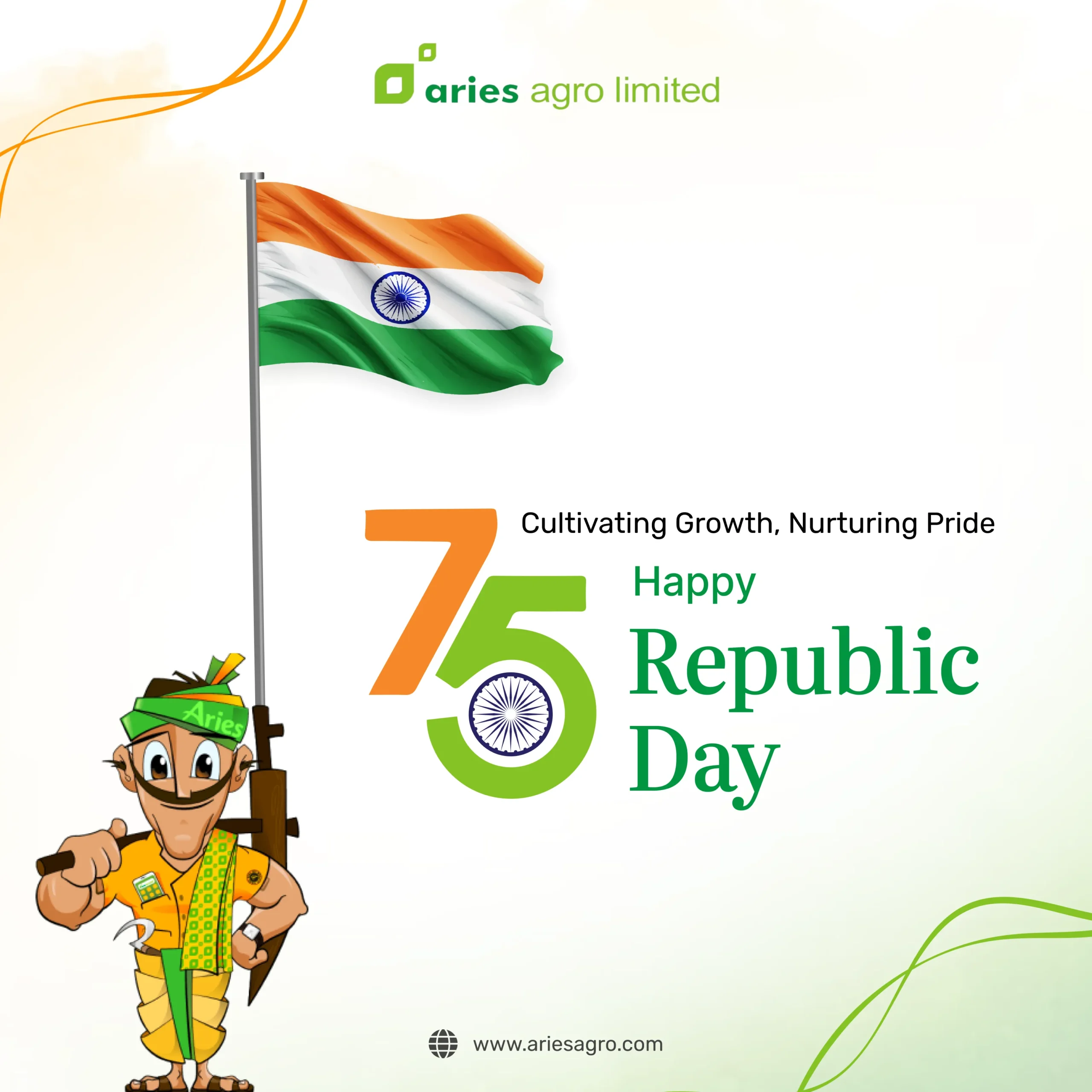 Republic day Aries Agro post