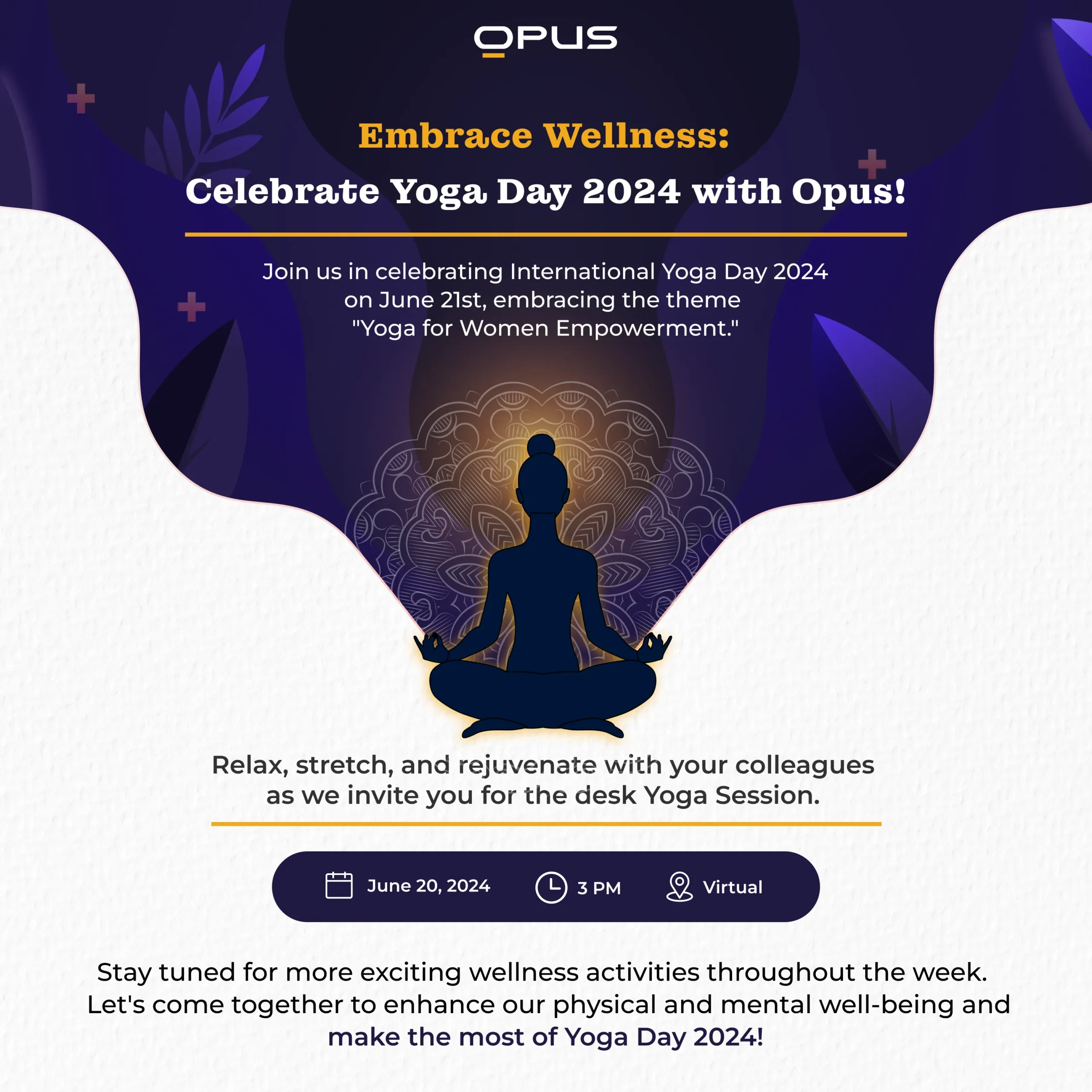 Yoga Day invite